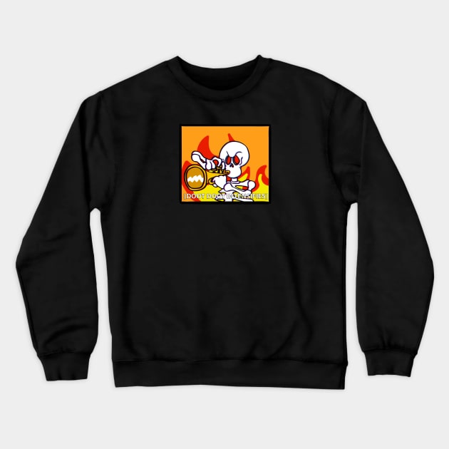 Doot Doot Crewneck Sweatshirt by RadicalLizard